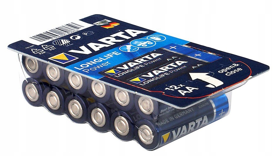 

12 x Varta Longlife Power LR6/AA 4906 High Energy