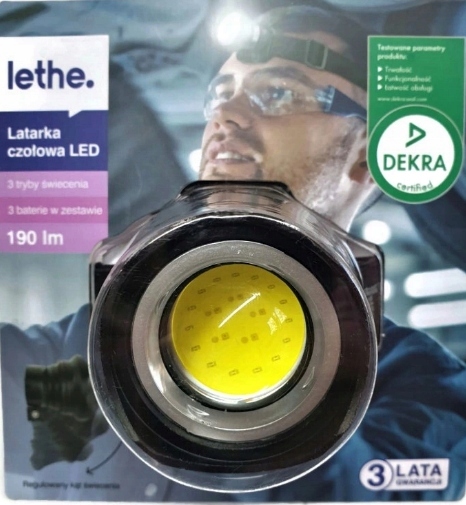 

Lethe latarka czołowa Led regulowany kąt świecenia