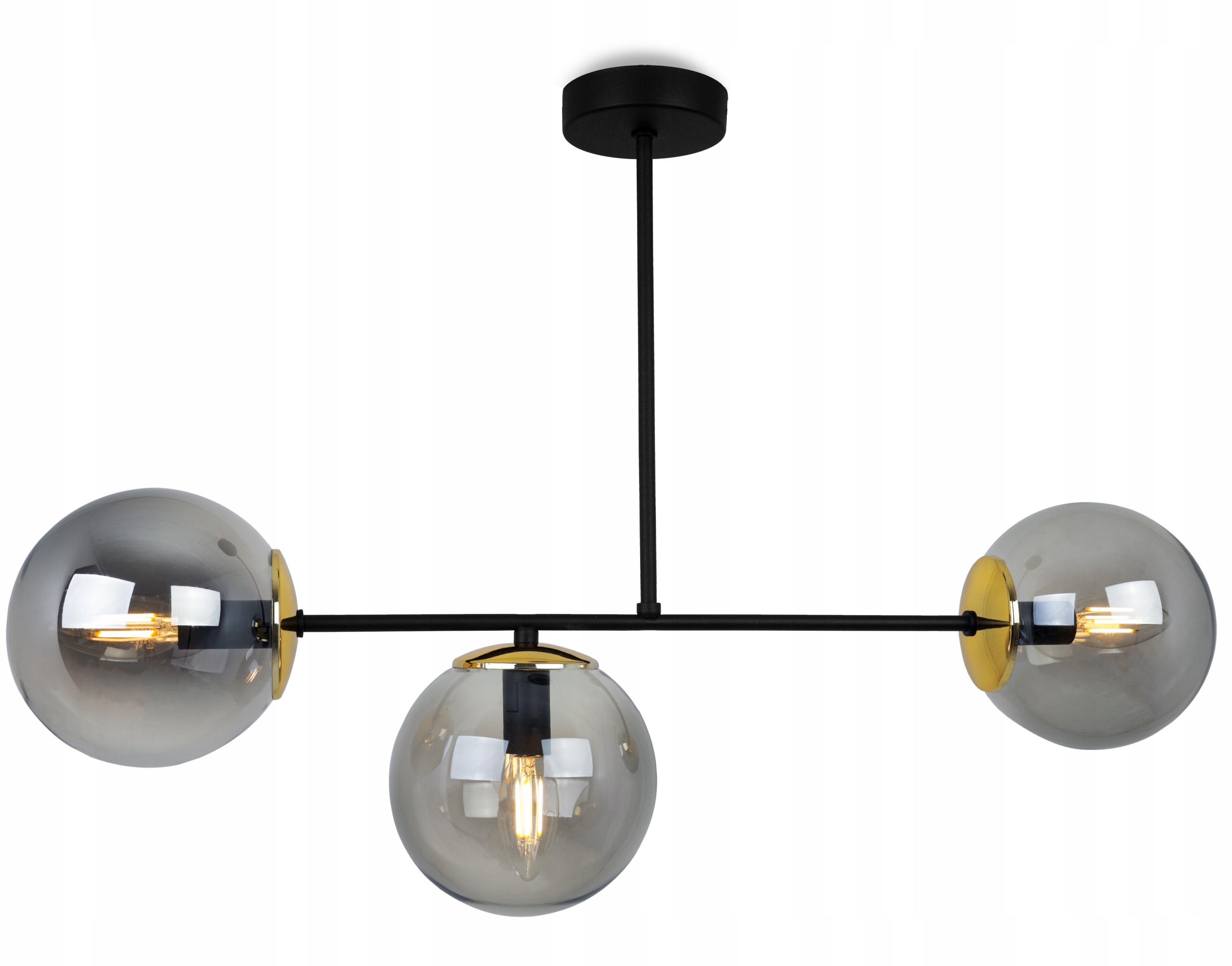 

Lampa Wisząca Nowoczesna Szklane Kule Żyrandol Led