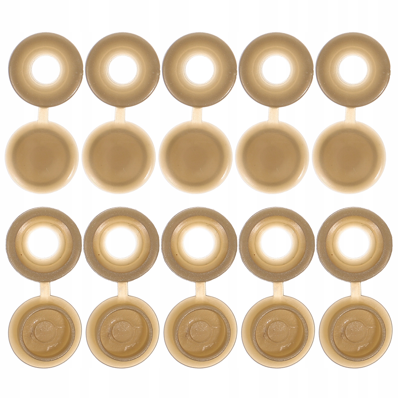 100 szt. ZAKRĘTKA OZDOBNA ZAŚLEPKA Z ZAWIASAMI