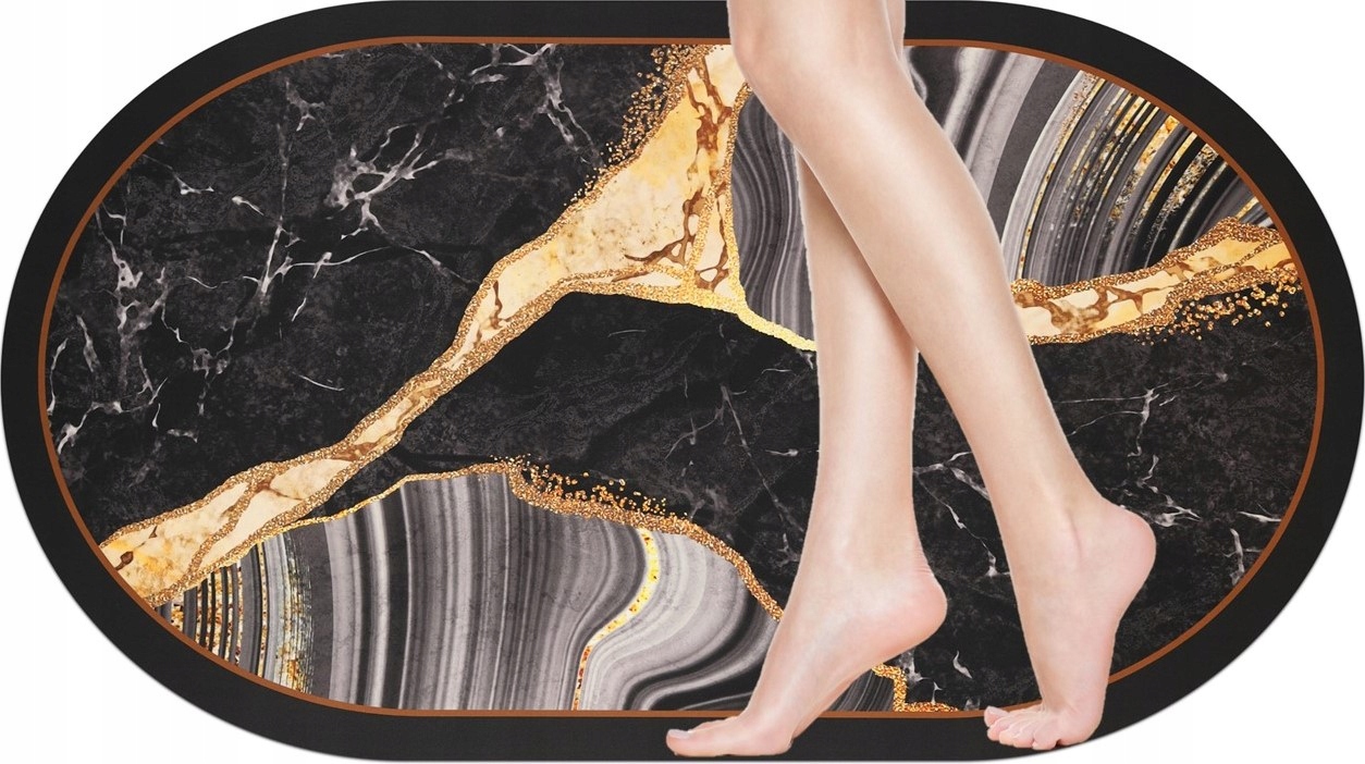 MATA ŁAZIENKOWA SZYBKOSCHNĄCA CHŁONNA DYWANIK ANTYPOŚLIZGOWY 45X75 Liczba elementów pojedynczy dywanik