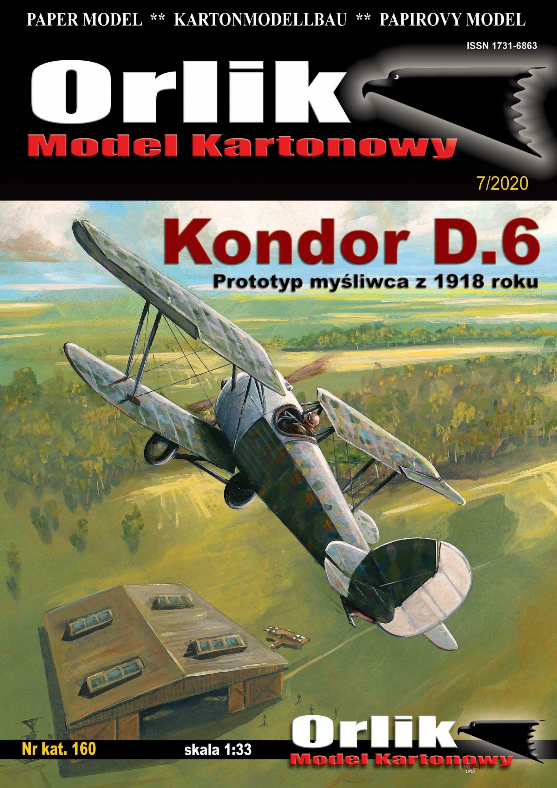 

Orlik 160. Samolot Kondor D.6