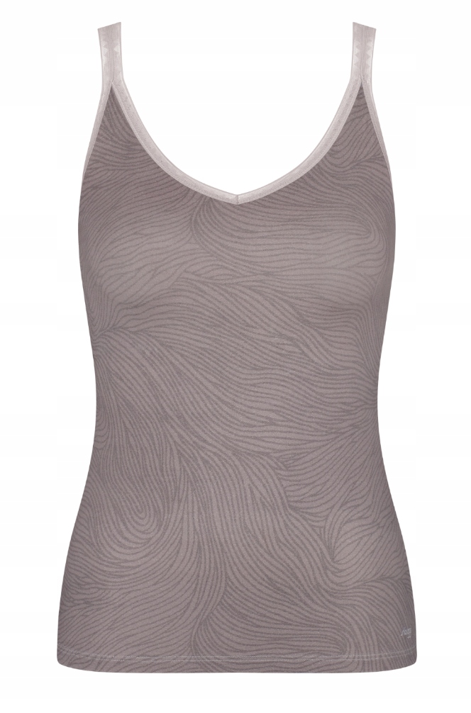 SLOGGI GO SHIRT KOSZULKA PODKOSZULKA TOP BAWEŁNA SZARA PRĄŻKI LAMÓWKA S/36