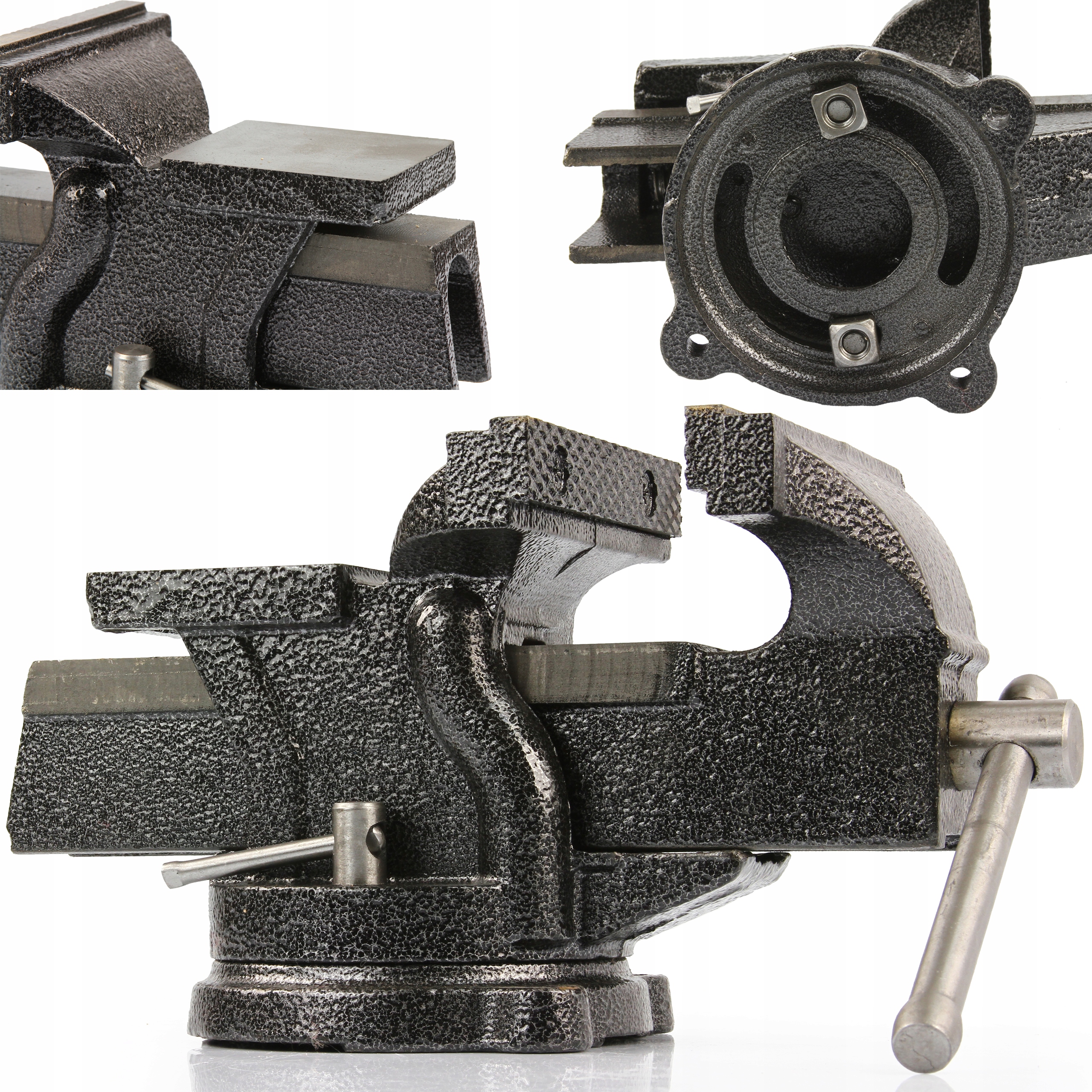 100 ММ СЛЕСАРНЫЕ ПОВОРОТНЫЕ ТИСКИ НАКОВАЛЬНЯ ТВЕРДАЯ