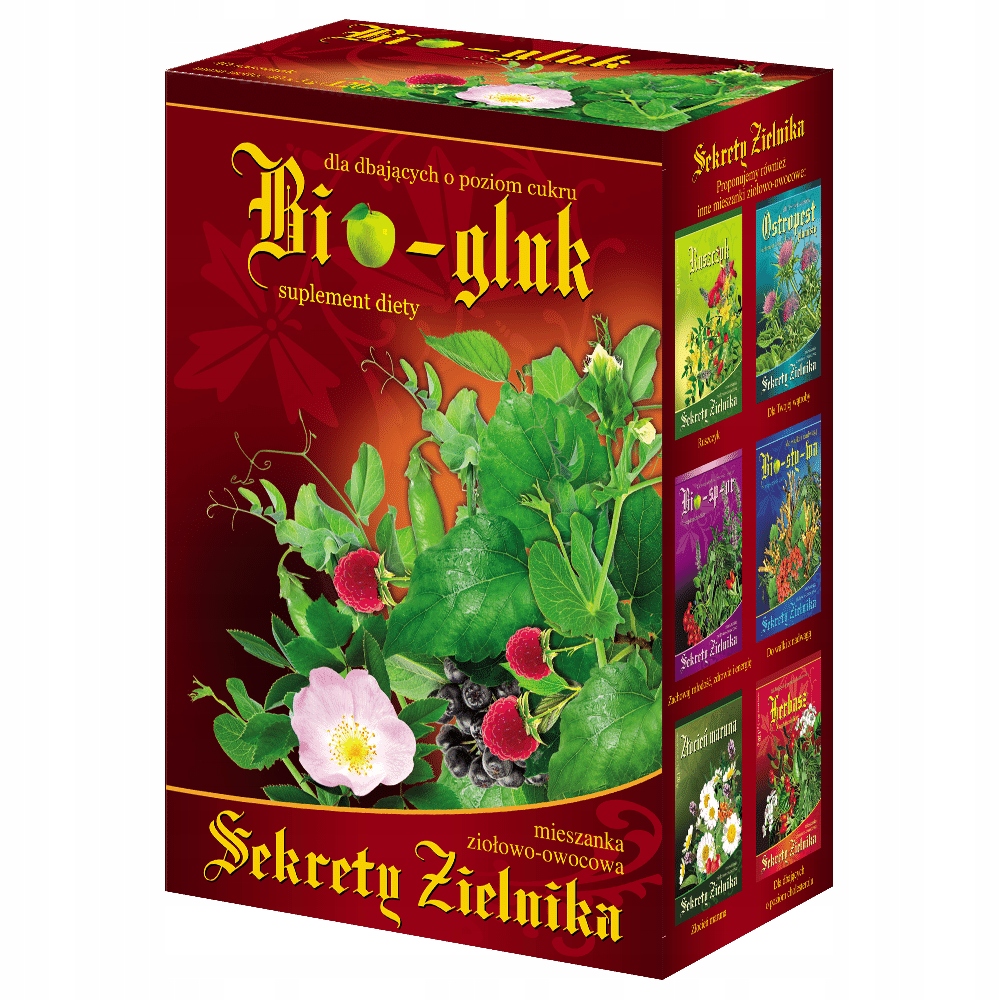 

Bio-gluk Morwa Liść Sekret Zielnika 40 Sasz
