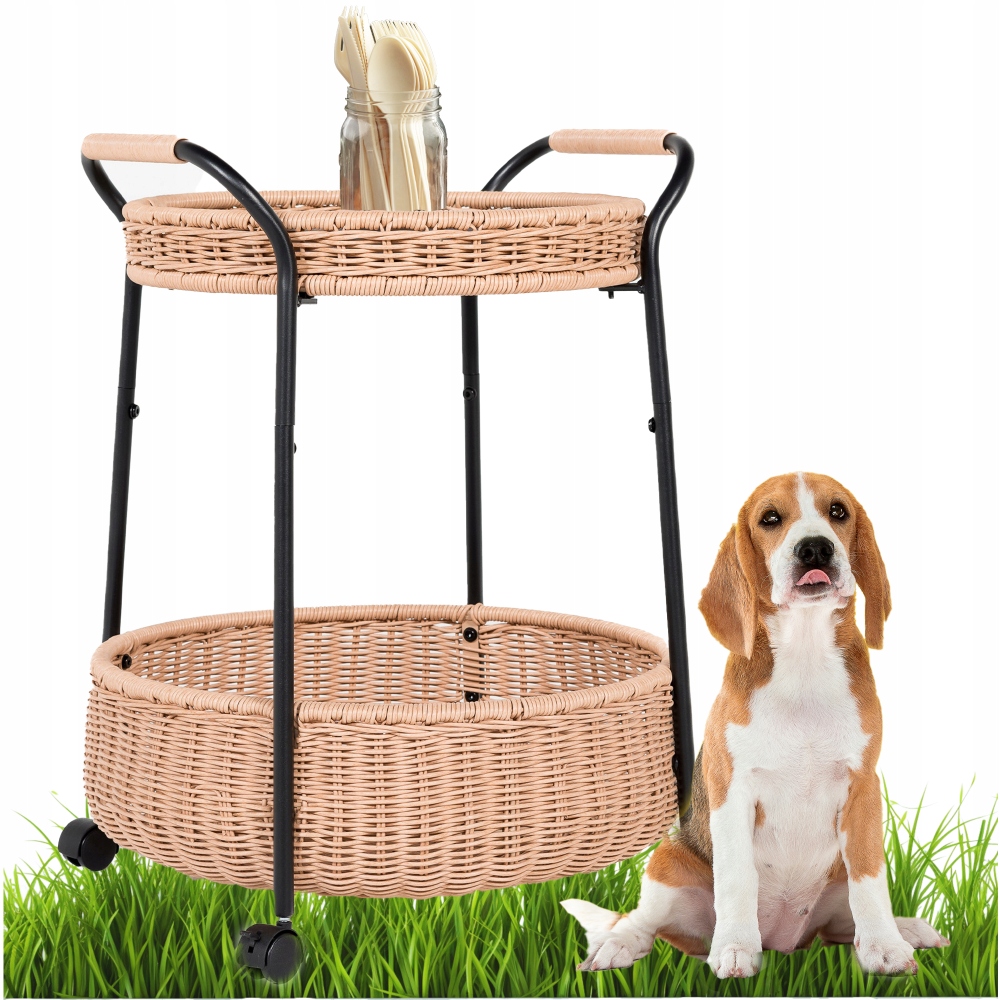 Barek Ogrodowy Mobilny, Kółka Technorattan