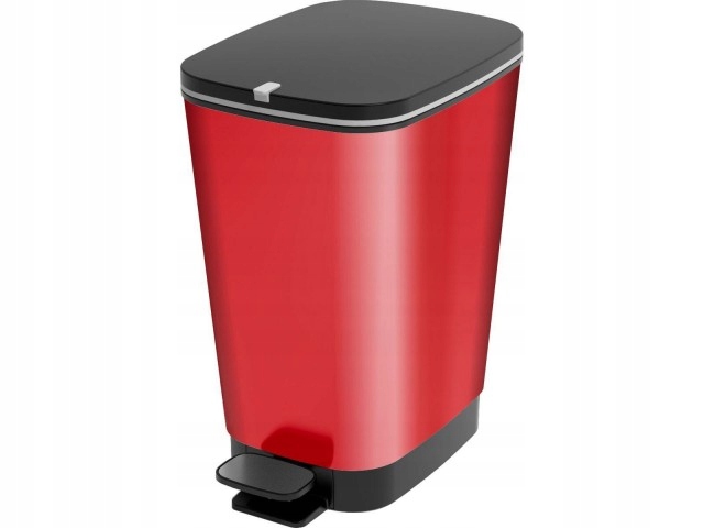 Levně Koš na odpad Chic Bin M Metal Red, 35L