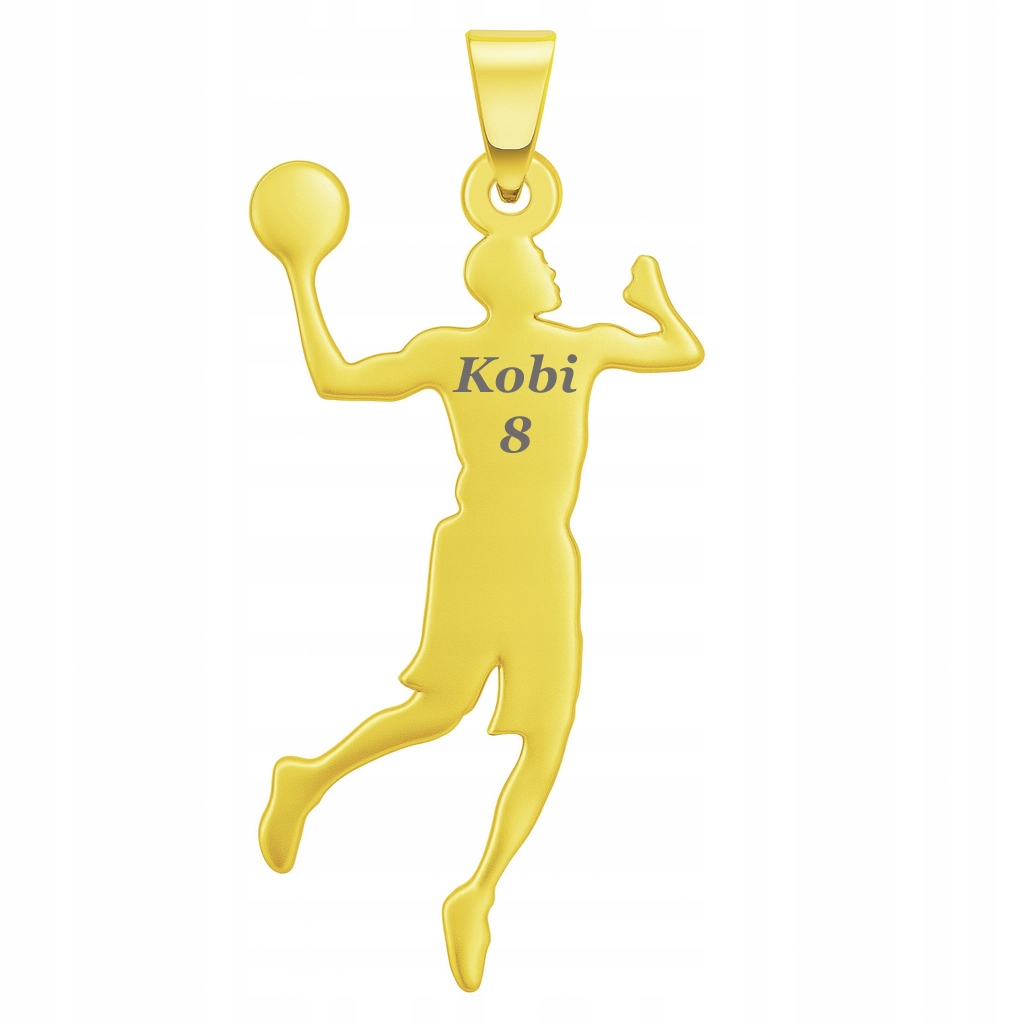 Zlatý přívěsek Basketbalový Basketbal Pr 585 Gravírování