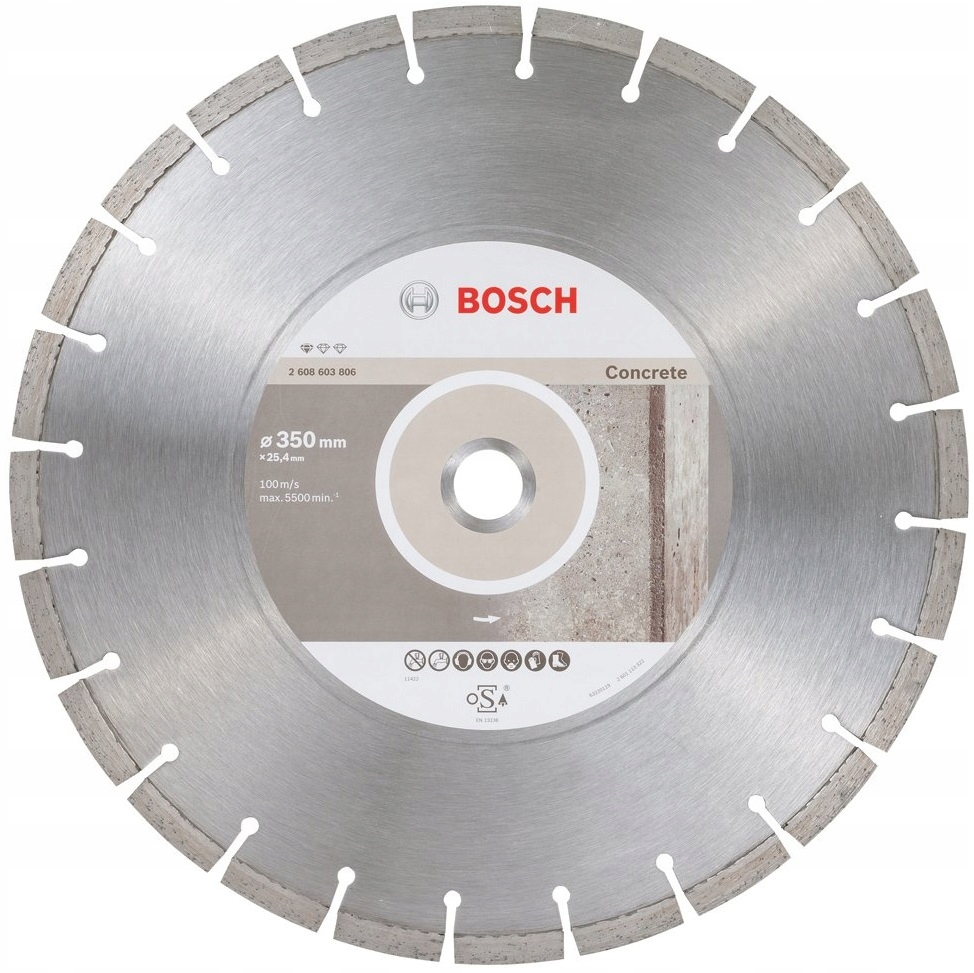 

Bosch Tarcza Diamentowa Concrete 350 żelbet beton
