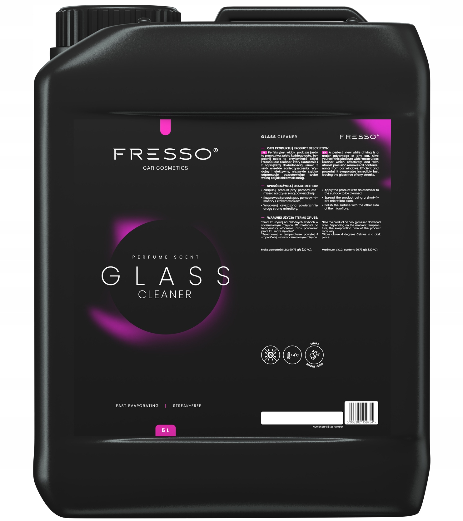 

Fresso Glass Cleaner Do czyszczenia szyb 5l