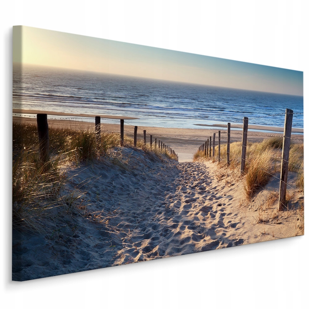 

Obraz Ścienny Plaża Morze Północne Widok 3D 70x50