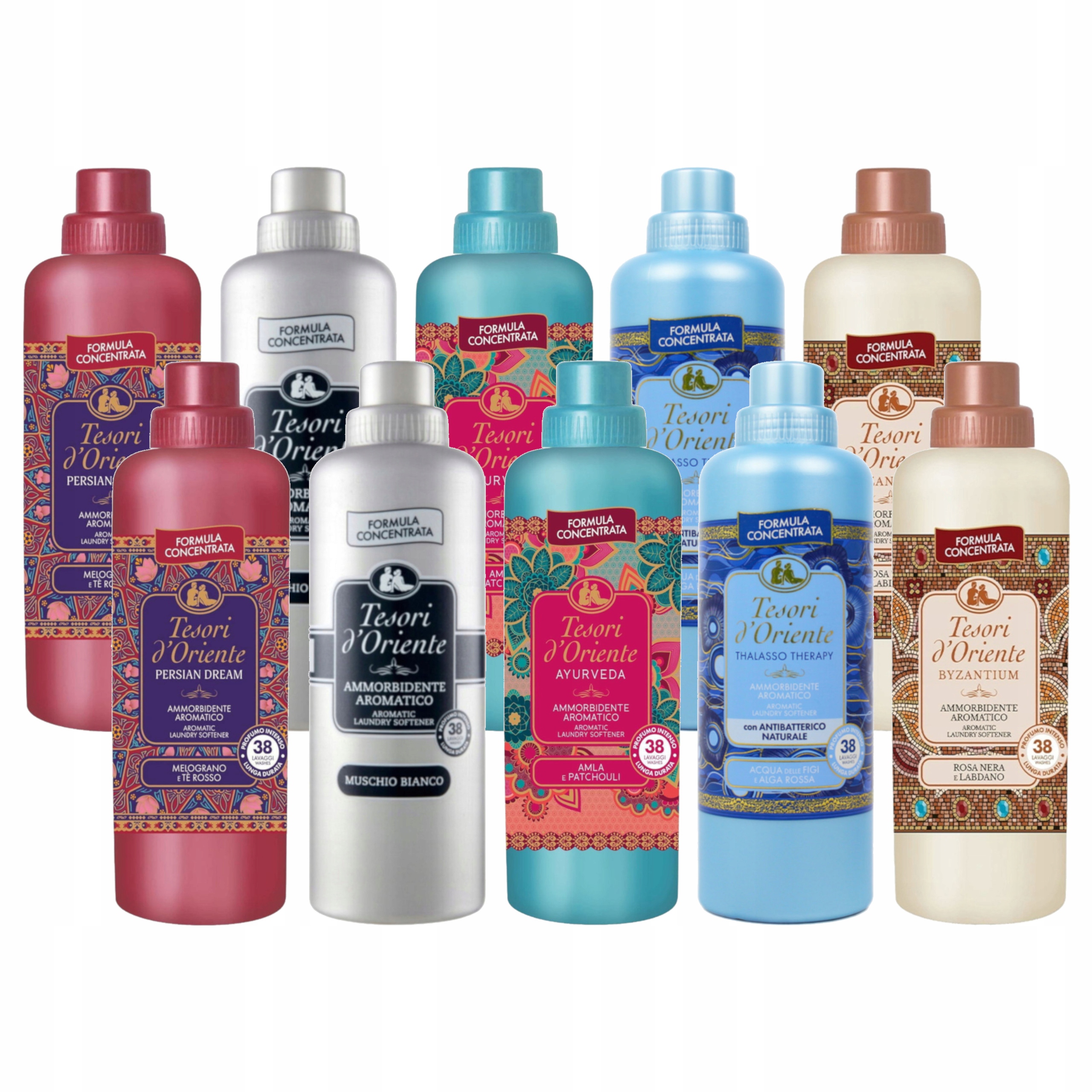 Levně Aviváž italská Tesori D'oriente MIX vůní 38 máchání 9x 760 ml
