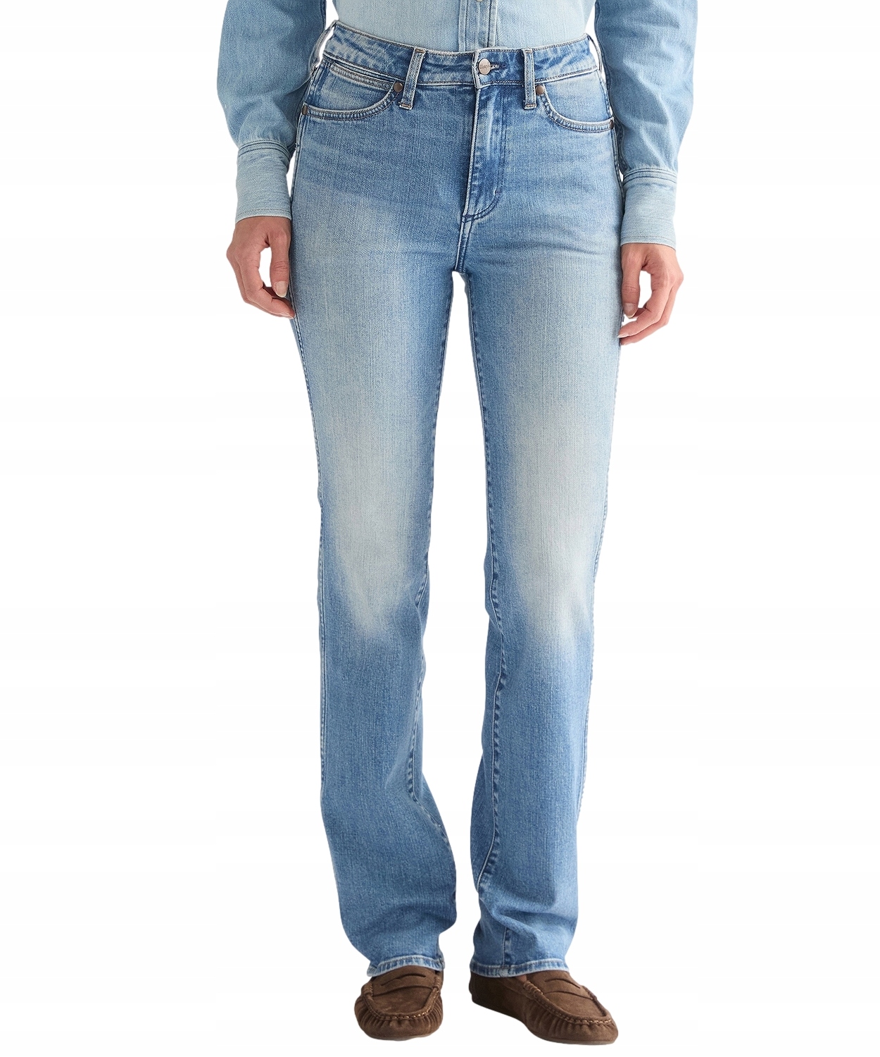 Džíny Wrangler Straight 112378174 American Blue W 28 L 32