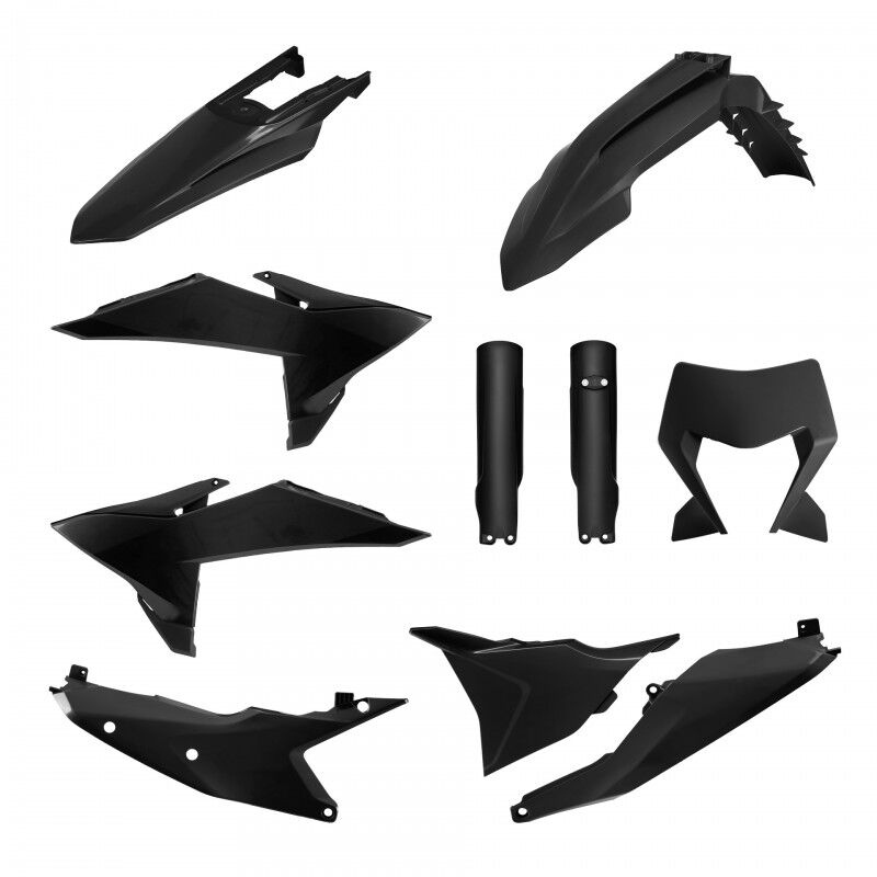 Sada Plastov Polisport Black Ktm Exc 150 Tbi Exc-f 350 91633