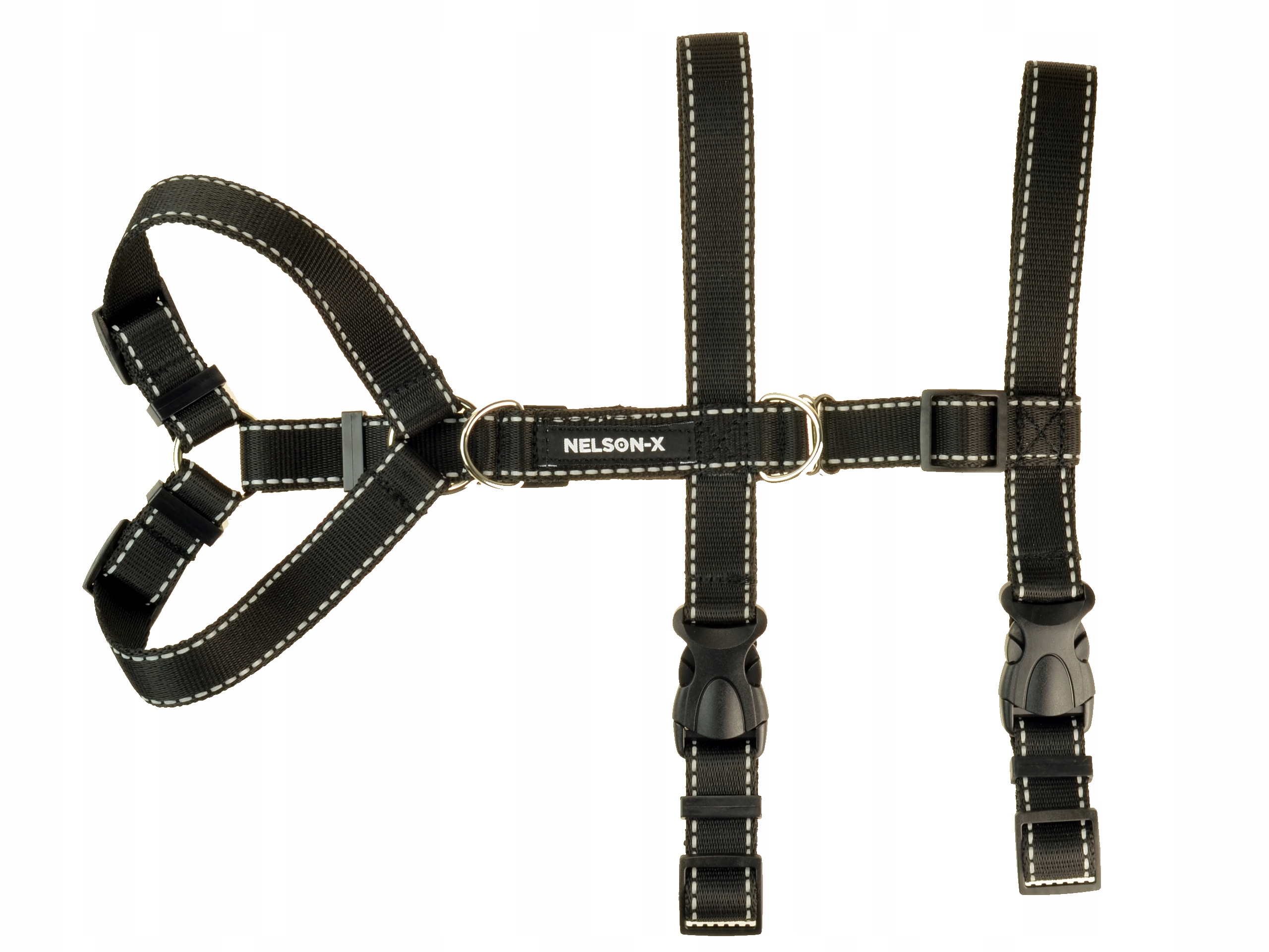 Levně Reflexní Protiúnikové Postroje Pro Psa Nelson-x, Velikost M, Polská Kvalita