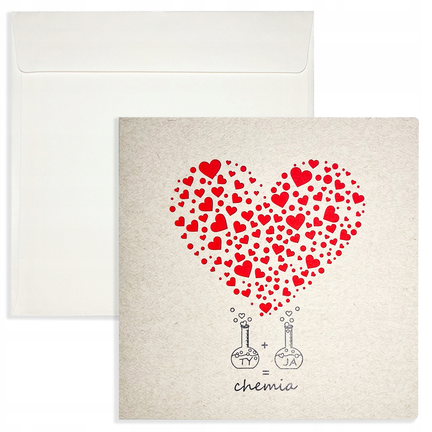 

Kartka Miłosna, walentynkowa Karta serduszka