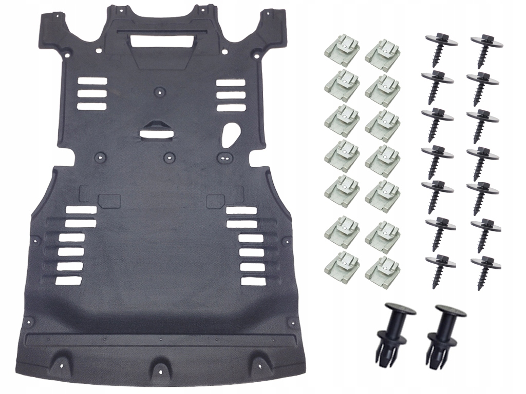 Kryt pod motor Porsche Macan 95B motorová deska podvozku 2014-2024 sponky
