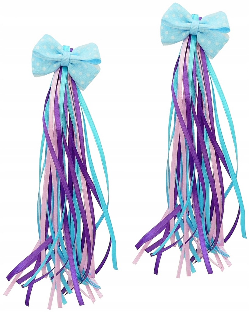 

Wstążki Kierownicy Niebieskie Rower 2-SZT Frędzle