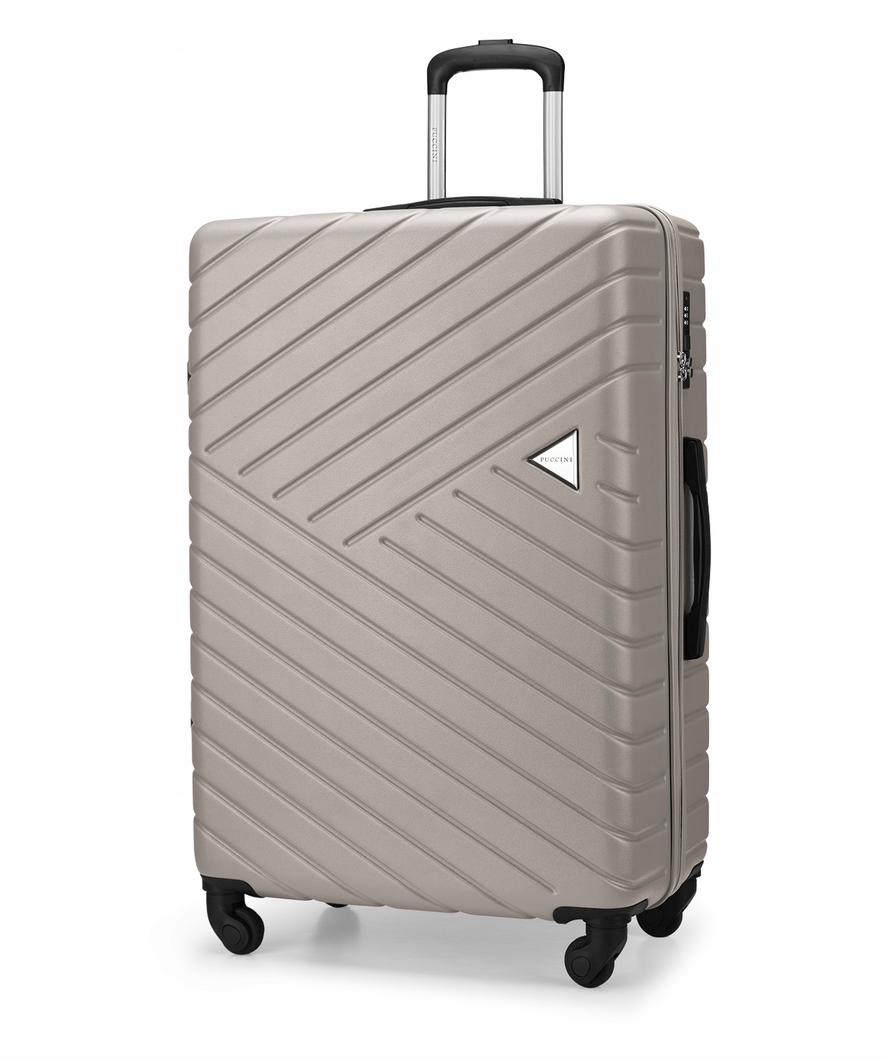 Walizka Duża Podróżna Na Kółkach Na Bagaż Puccini Szampańska ABS027A-6C