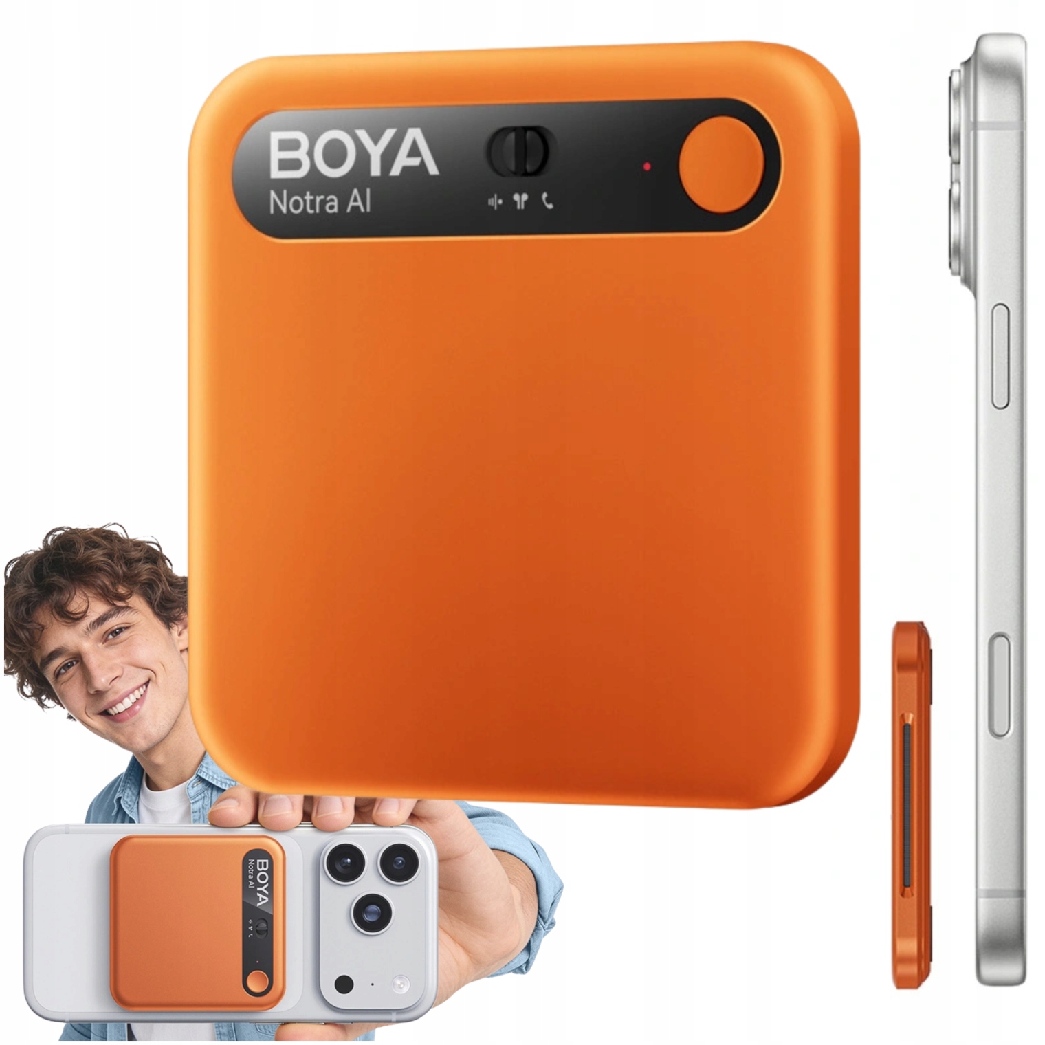 Boya Digitální Záznamník Zvuku, Přepis, Shrnutí Ai