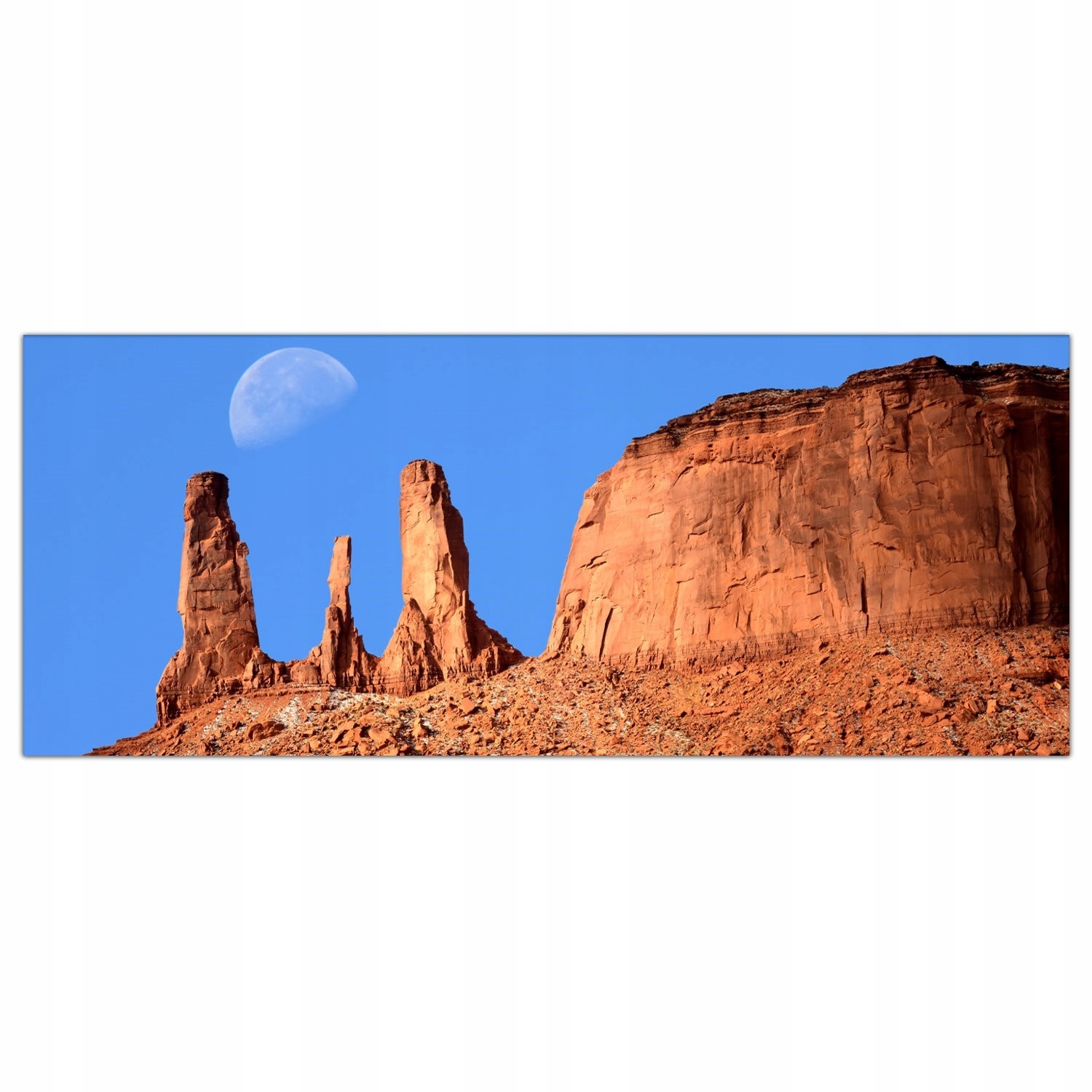 Památník Měsíc 125x50 cm Sklo lacobel do kuchyně