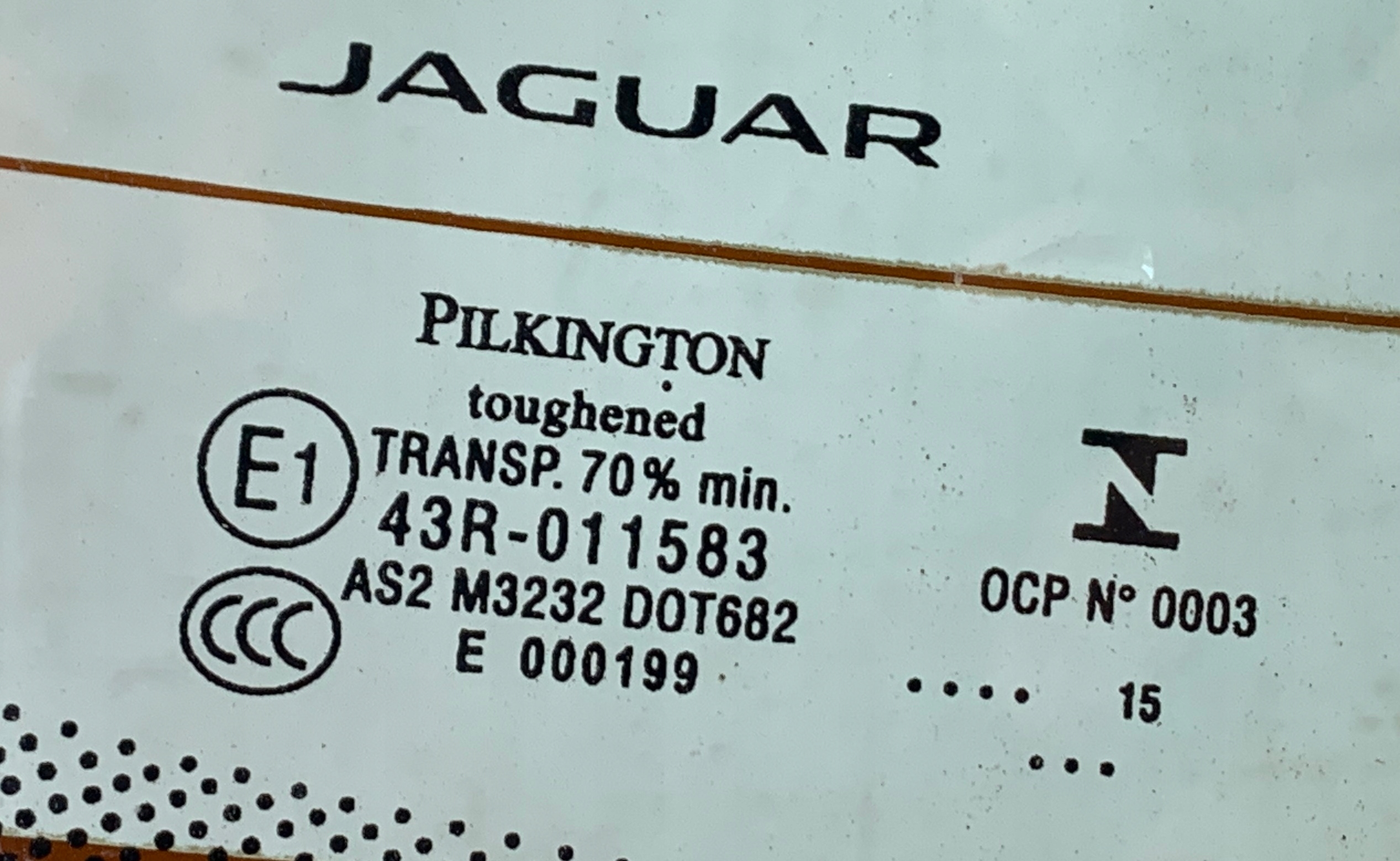# FENSTER heck hinten JAGUAR XE X760
