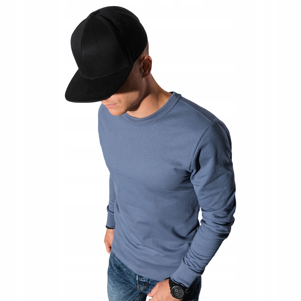 

Bluza męska bez kaptura B1153 niebieska L