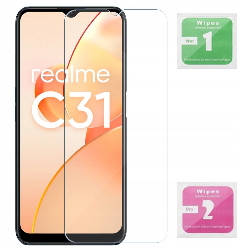 

Szkło Hartowane Szybka na Realme C31
