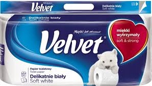 

Papier Toaletowy Velvet Biały