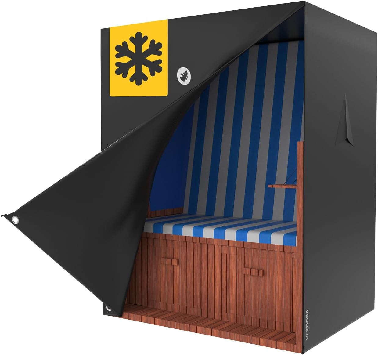 Incubado GmbH Verdoba Ochranný obal na koš XXL100 x 155 x 160 cm