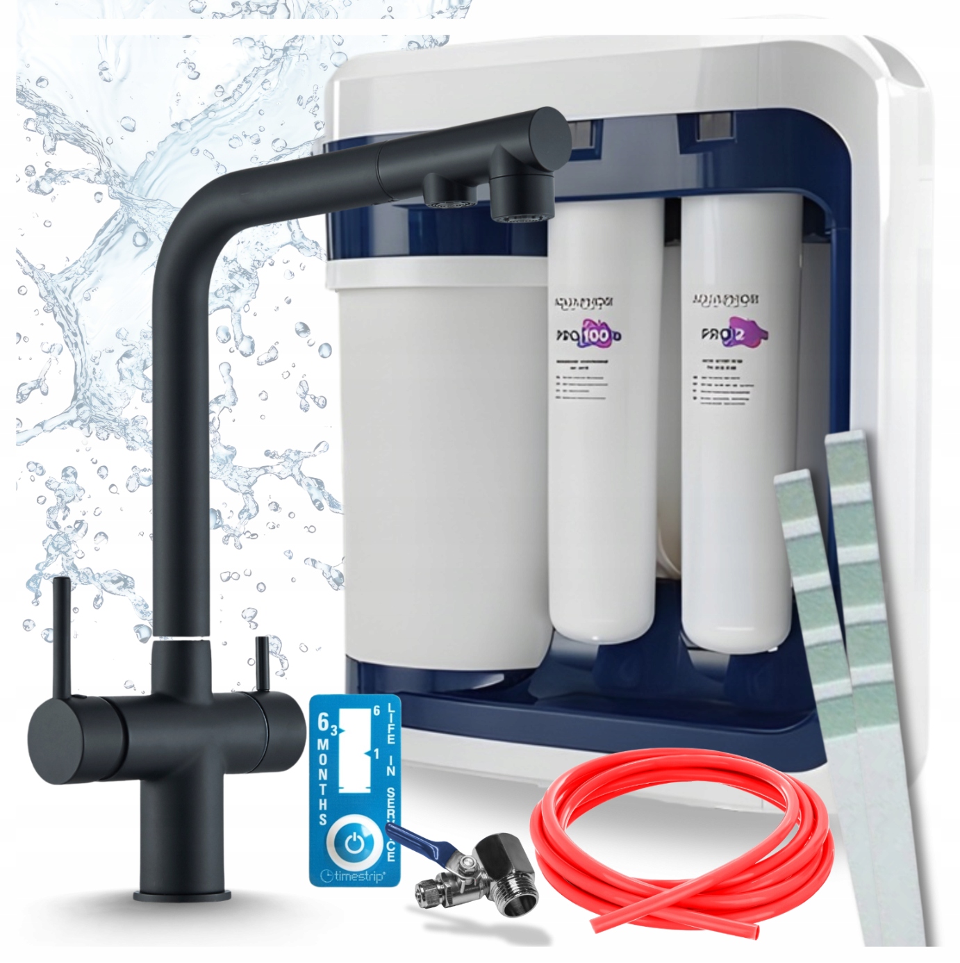 Flexibilná Kuchynská Batéria A Filter Reverznej Osmózy Aquaphor Ro 202S Pro