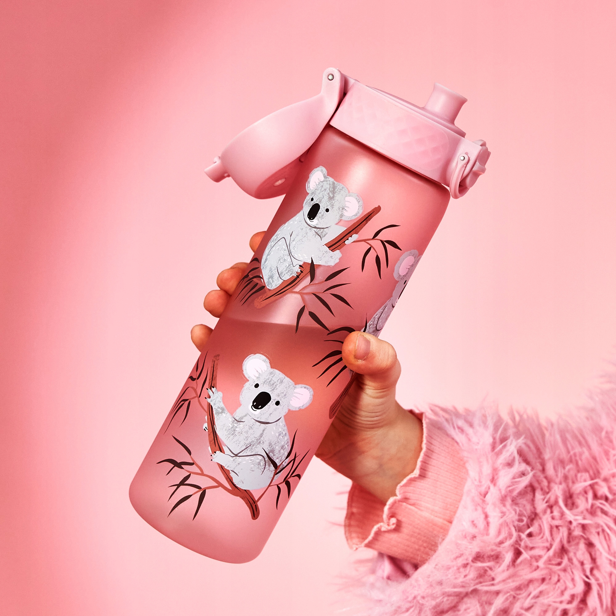 Butelka Bidon ION8 na wodę BPA Free Koala 0,5L Materiał dominujący tworzywo sztuczne