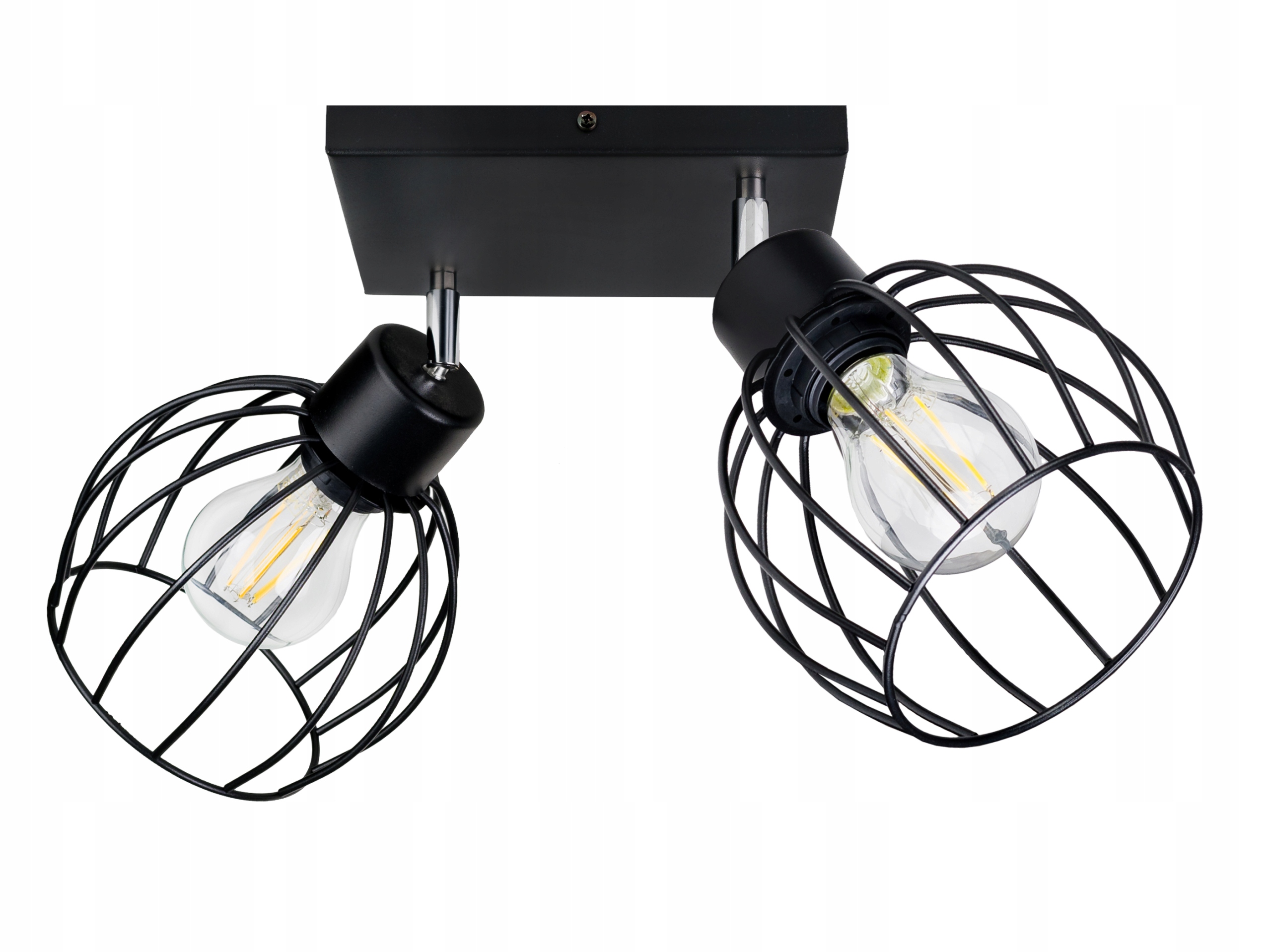 

Lampa sufit Plafon Żyrandol regulowany Drut Kula 2