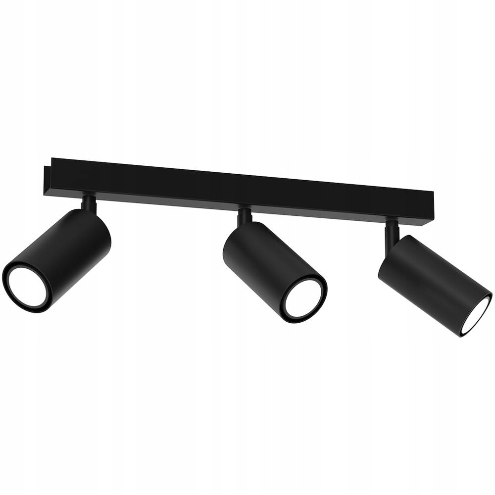 Stropná lampa Hudson čierna 3xGU10