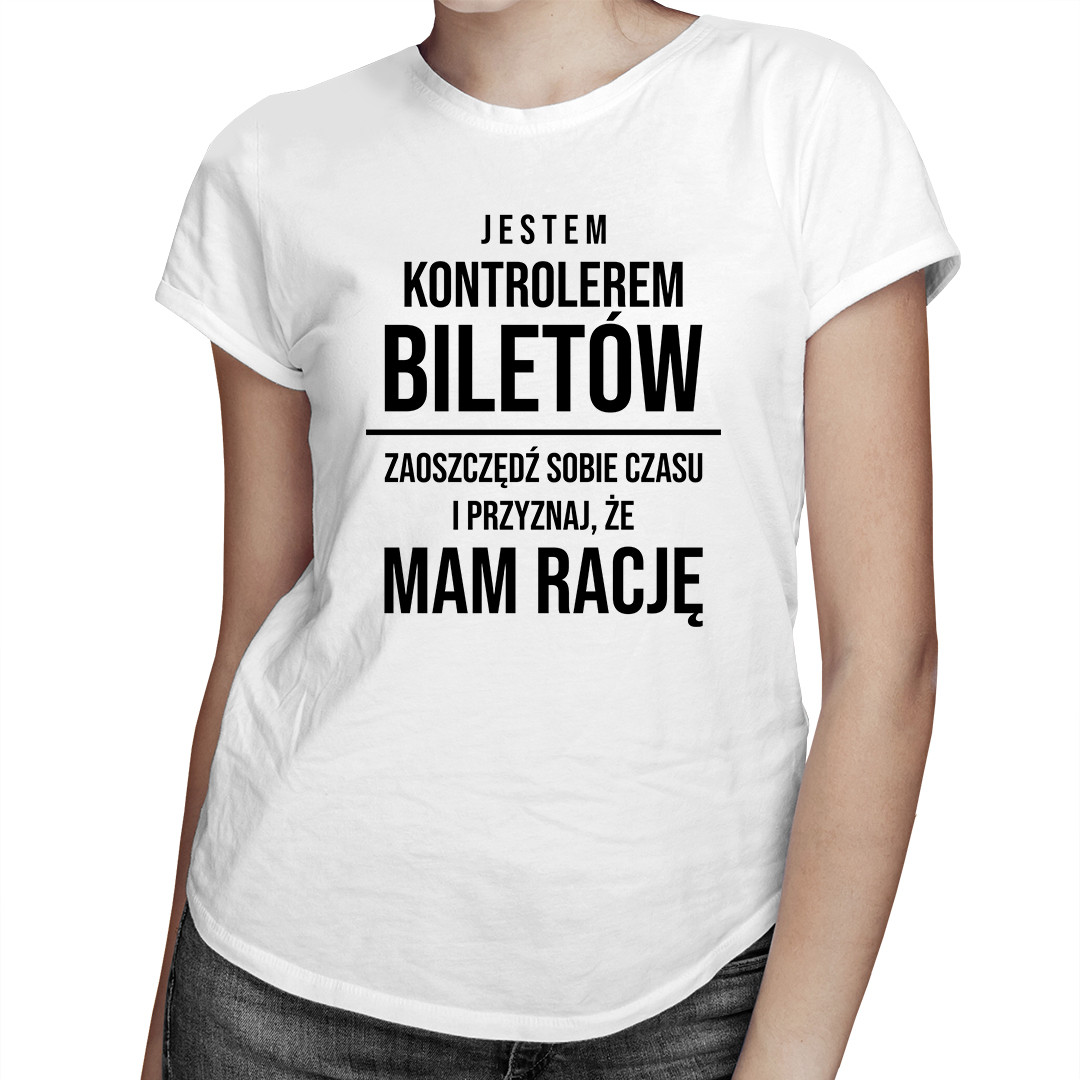 

Kontroler biletów - koszulka dla niej