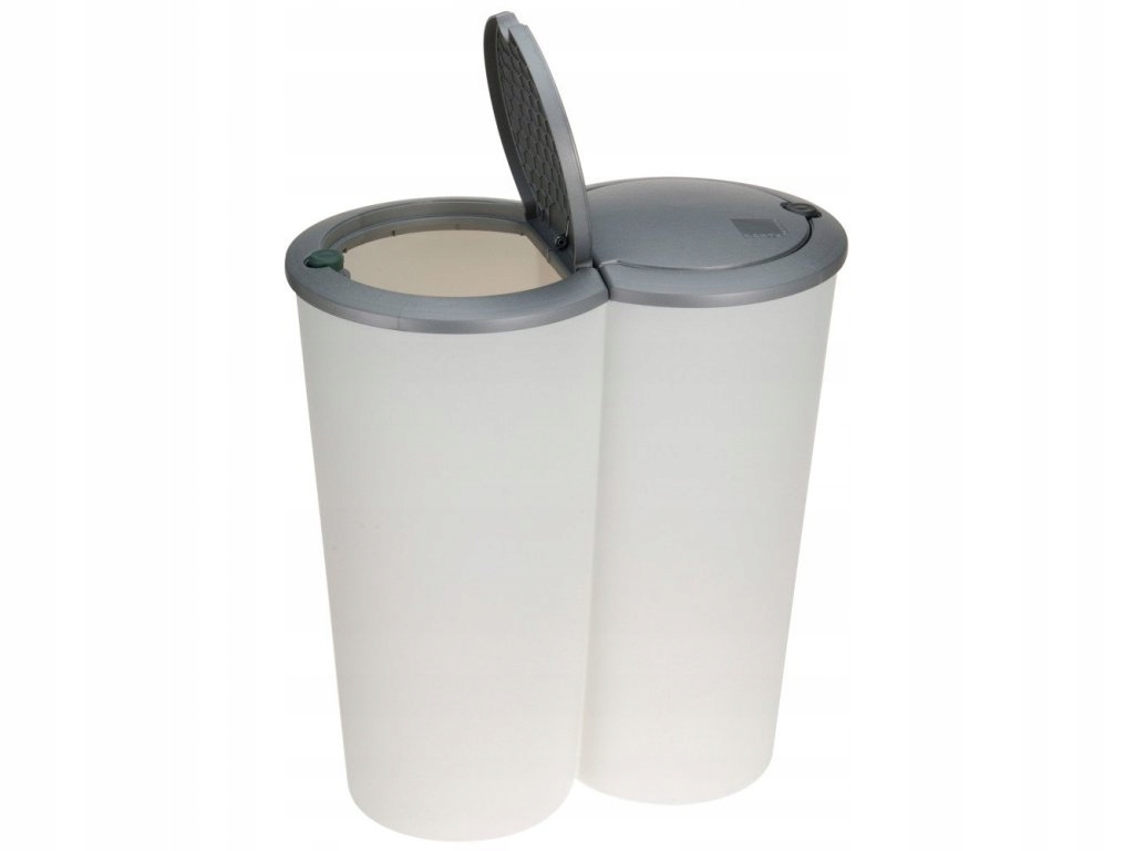 Levně Dvojitý odpadkový koš 2 x 25 l