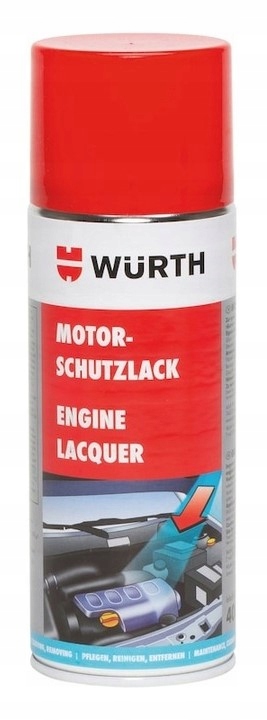 Wurth Lakier Do Malowania Bloków Silnika Ciemny Niebieski Połysk 400ML