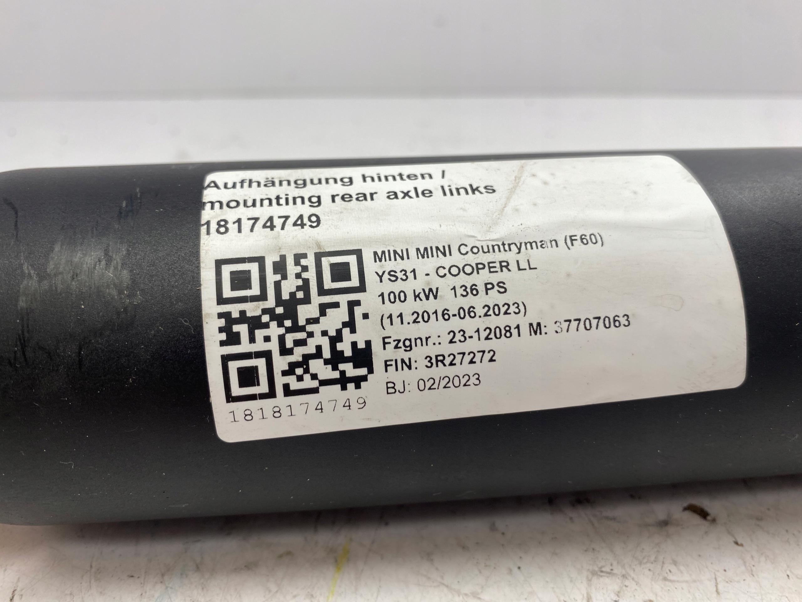 MINI F60 shock absorber rear part right 6867218