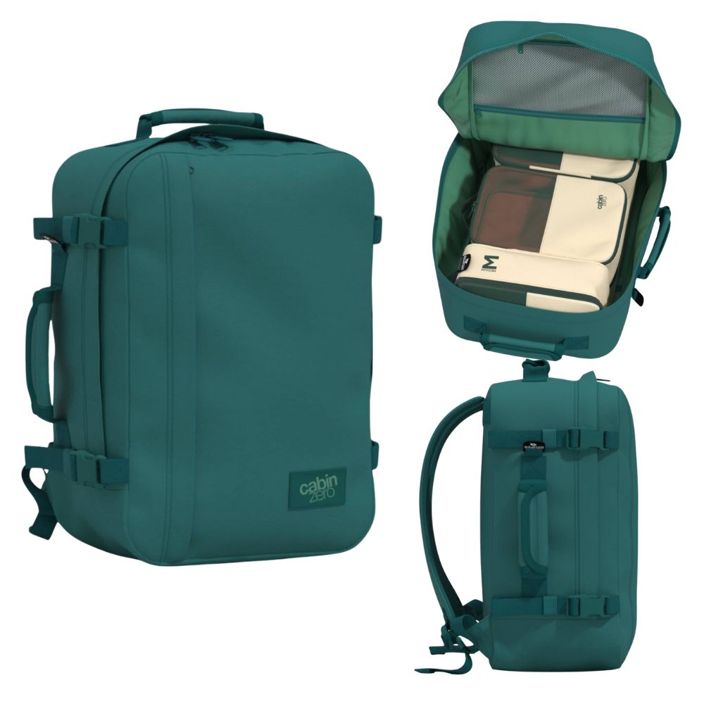 Lehký batoh 36 l CabinZero CZ17 Meadow Green na notebook