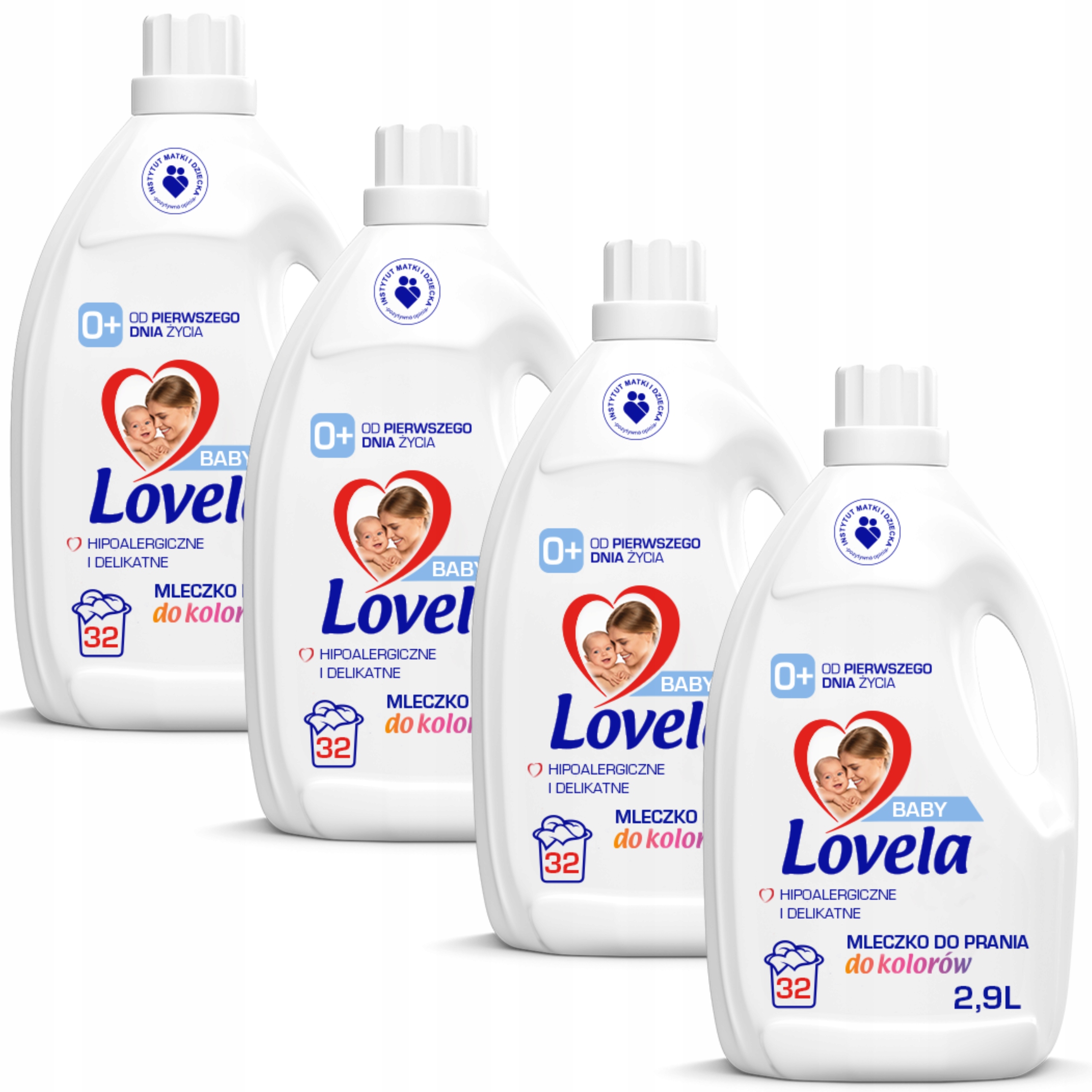 Lovela Baby Sada Mléko na praní barev pro děti a kojence 4x 2.9L