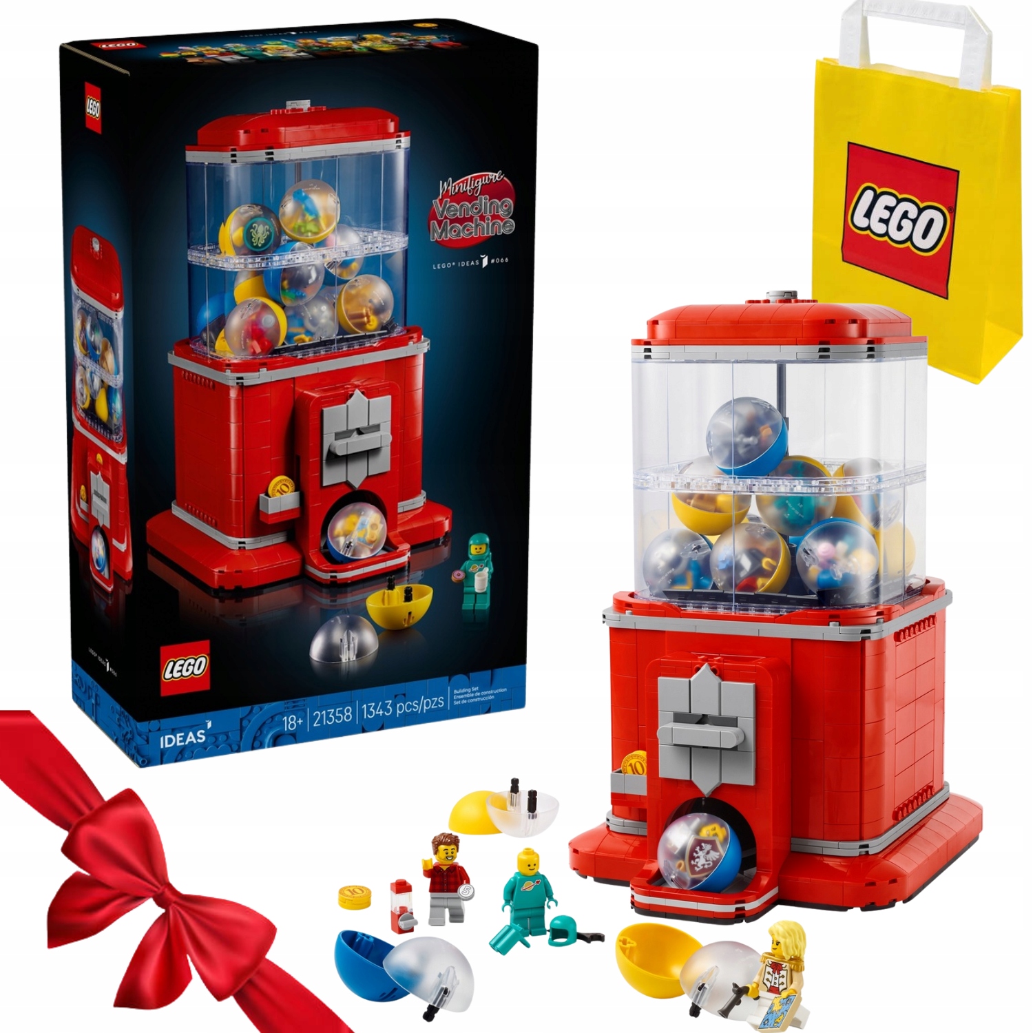 Zestaw Klocków Lego Ideas 21358 Maszyna Z Minifigurkami Top