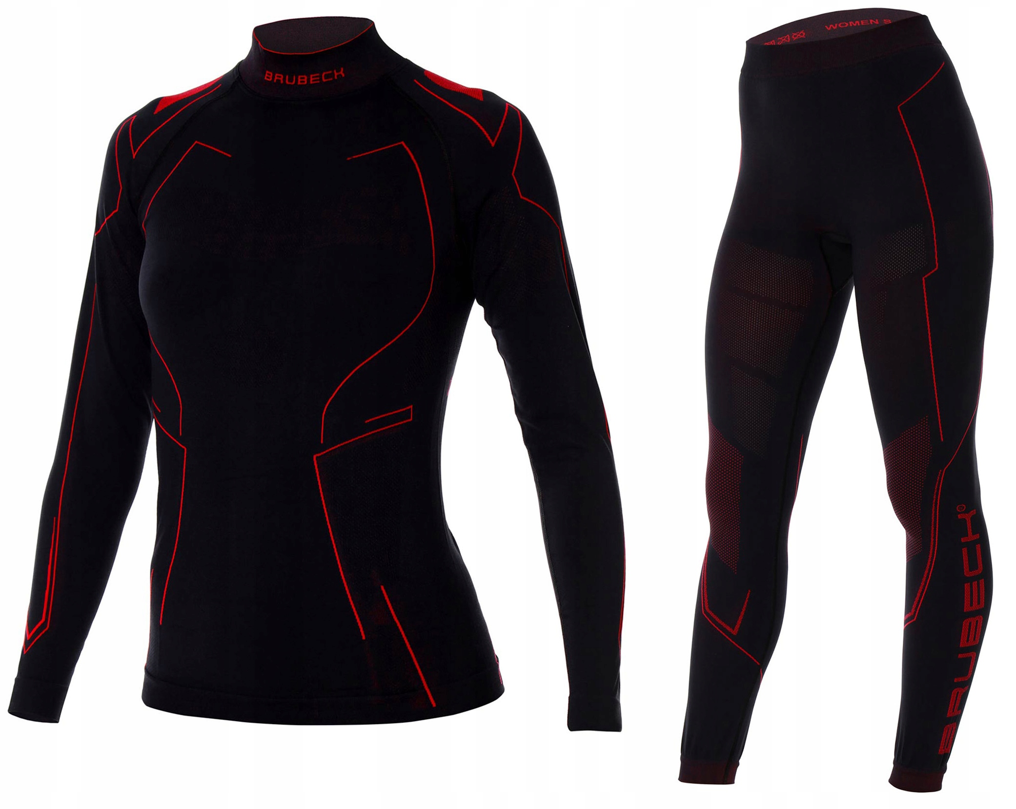 BIELIZNA DAMSKA TERMICZNA BRUBECK COOLER CHŁODZĄCA KOMPLET BLUZA SPODNIE S