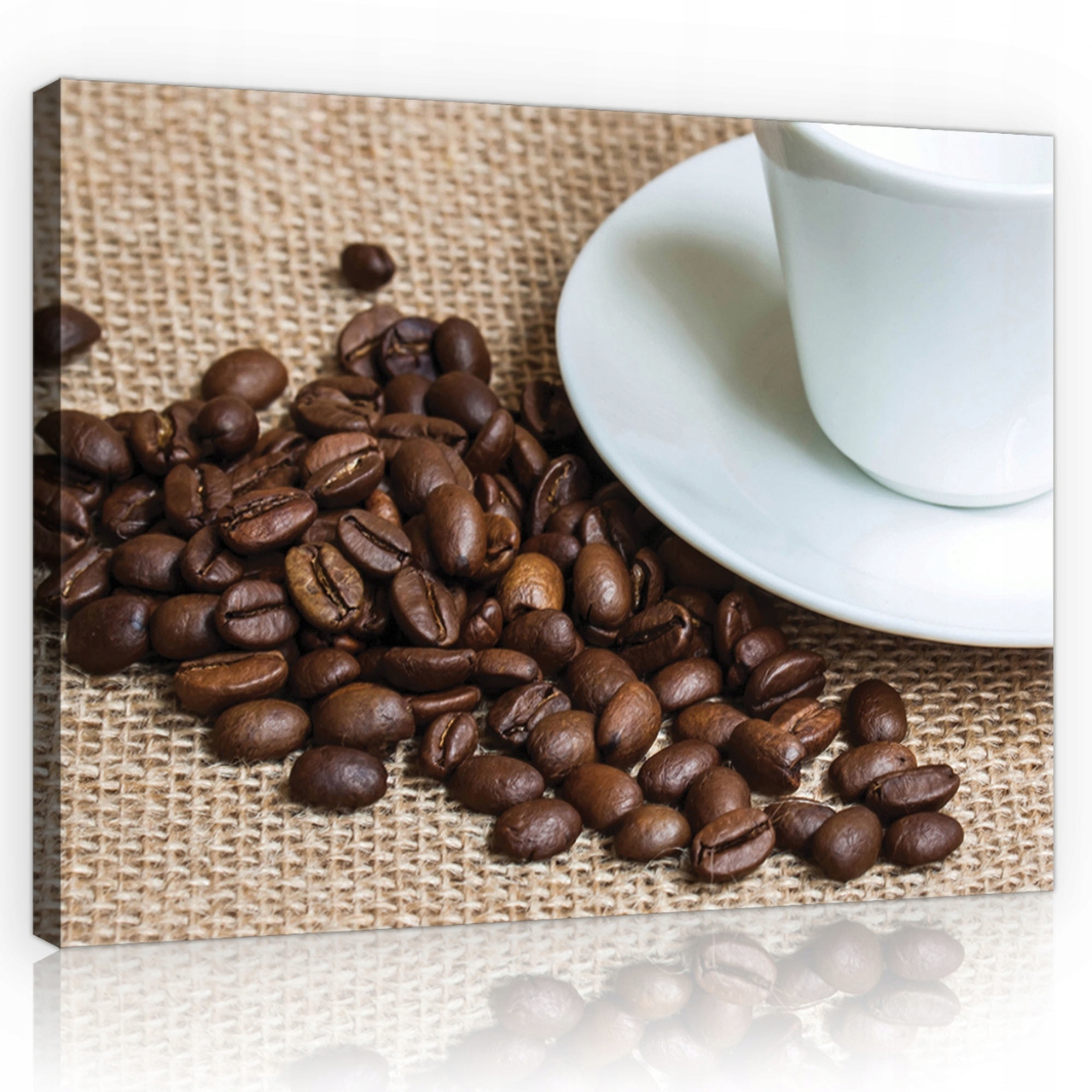 Obraz 100x75 Káva zrno šálek ráno aroma nápoj potěšení
