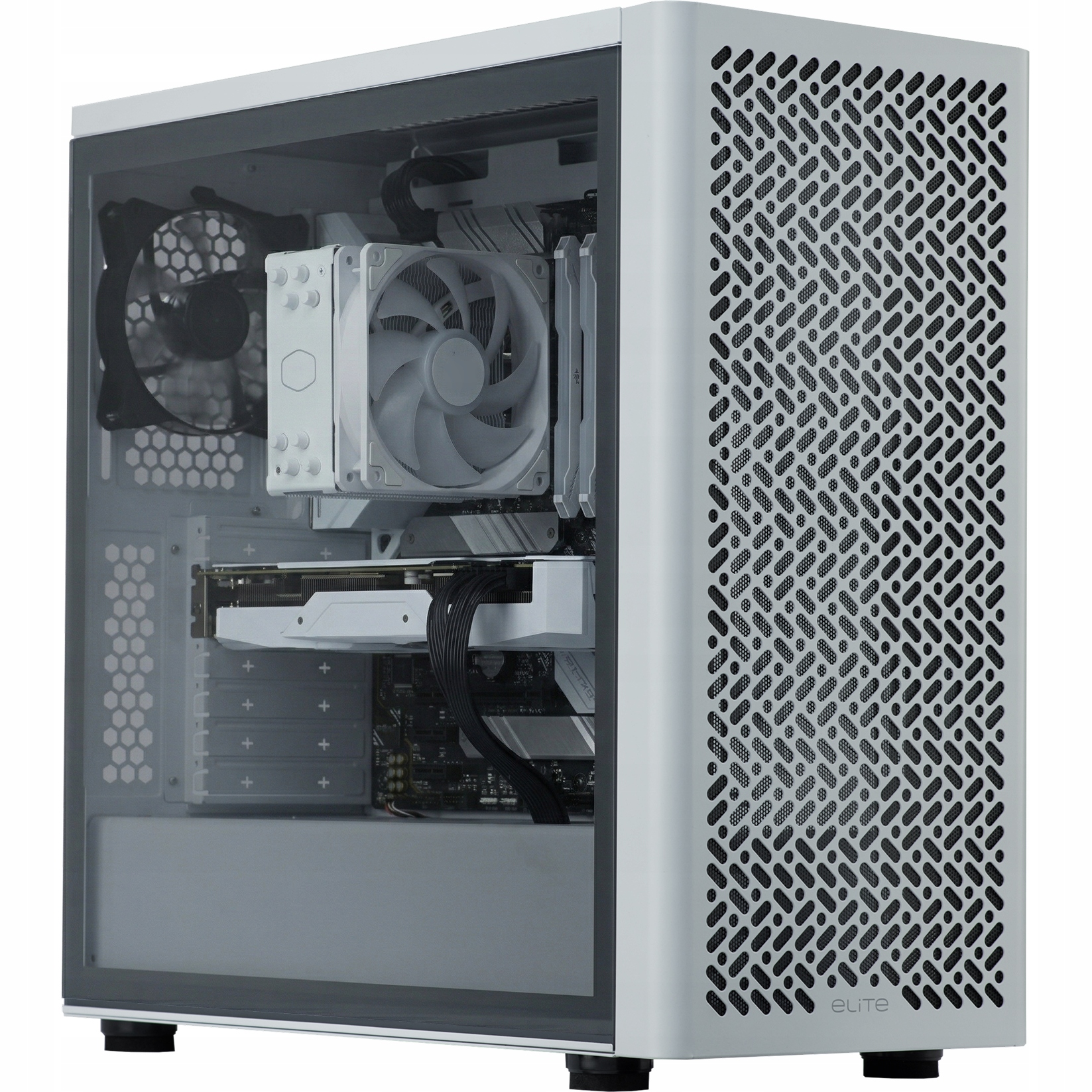 Obudowa do komputera Pc biała gamingowa wentylator filtry Okno Usb-c E-atx