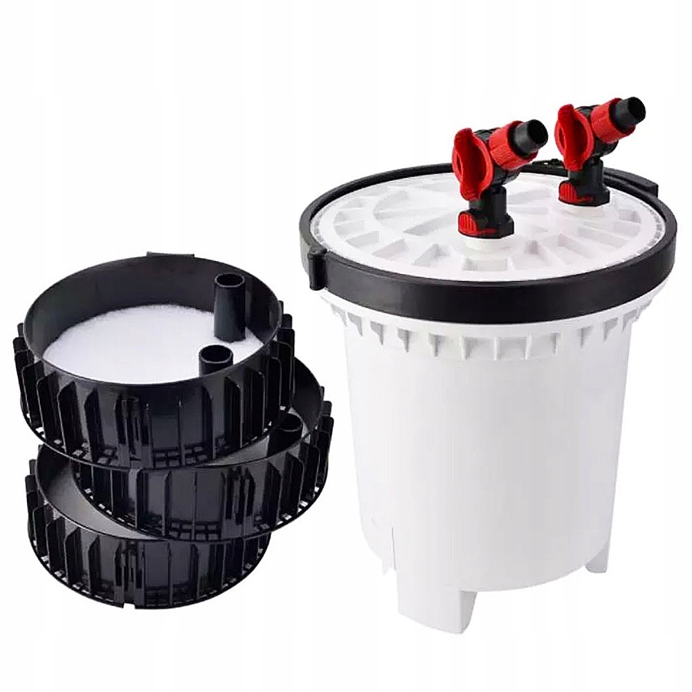 Filtr Zewnętrzny 1800 4600l/h Do Akwarium 350-2500L Z Lampą Uv