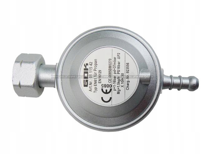 Reduktor GOK 37 mbar, 1,5kg/h