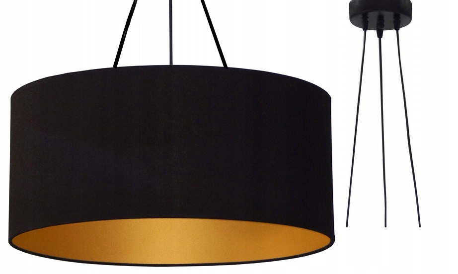 Závěsná Lampa Pro Tři Led Žárovky E27, Stínidlo 43 CM, Nastavitelné Nad Stůl