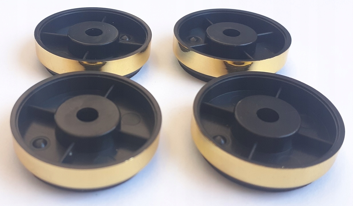 

4x Nóżki Do Obudowy fi 30mm Solidne Złote