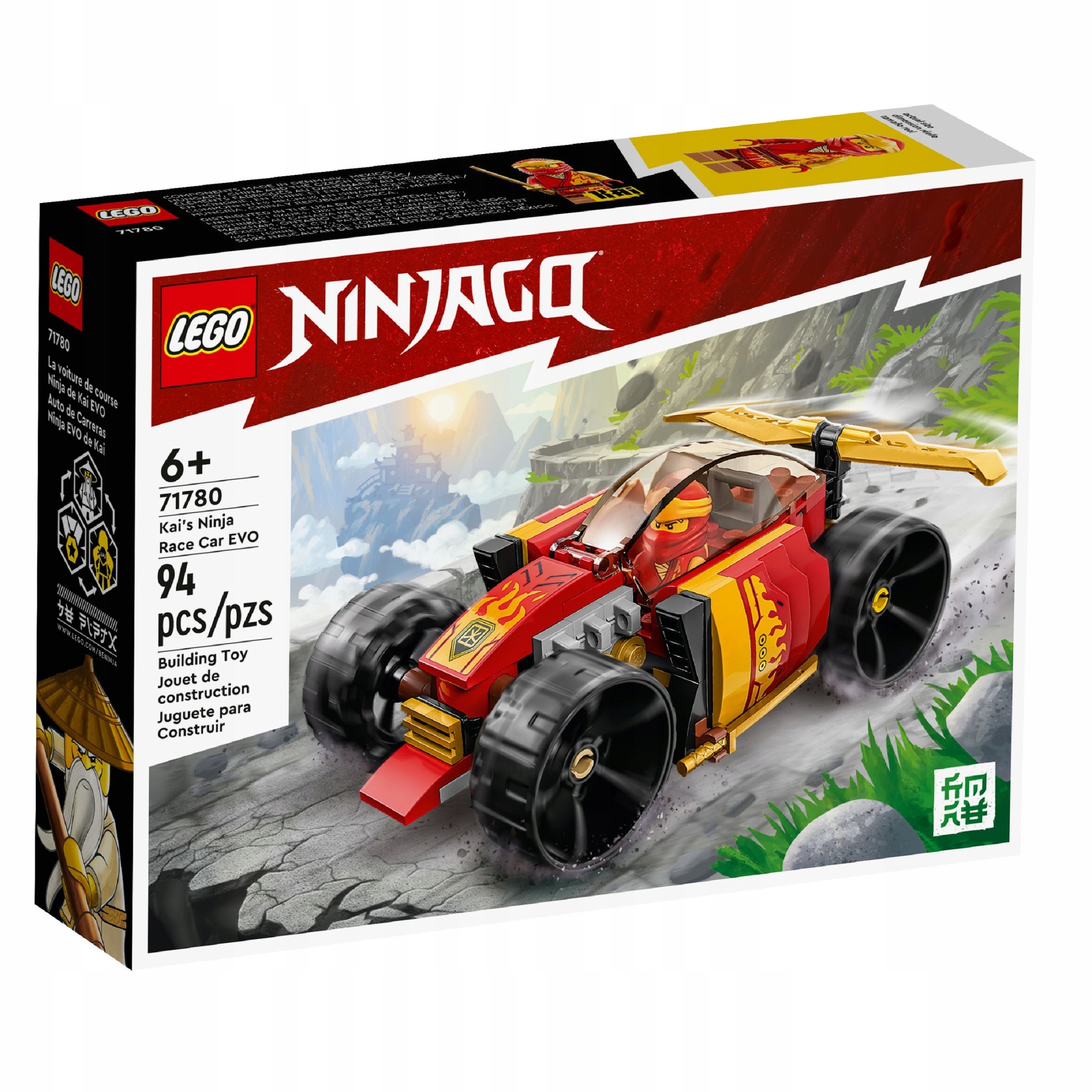 

Lego Ninjago Wyścigówka Samochód Kaia Evo 71780