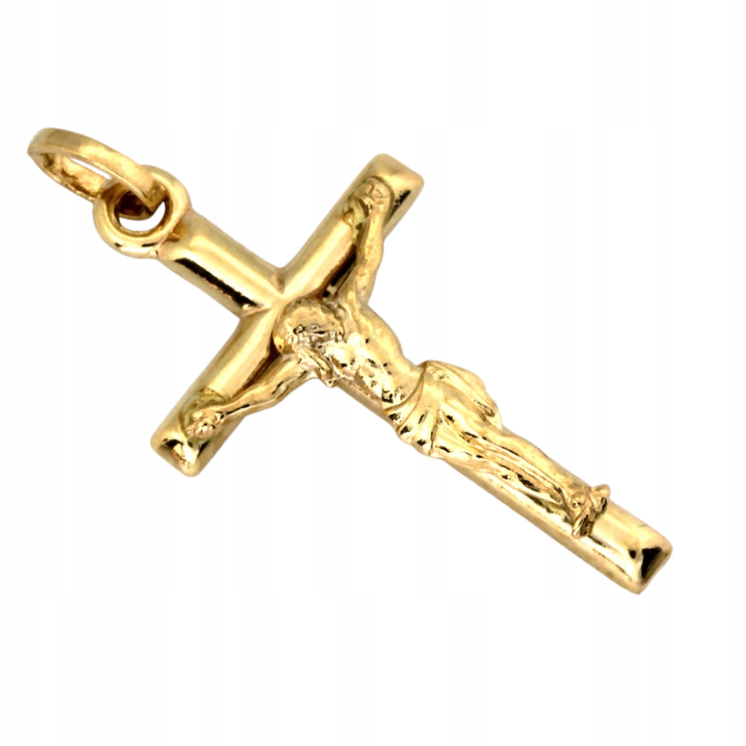 Zlatý Křížek Ryzosti 585 Přívěsek postavičkou Na Dárek křest svaté přijímání